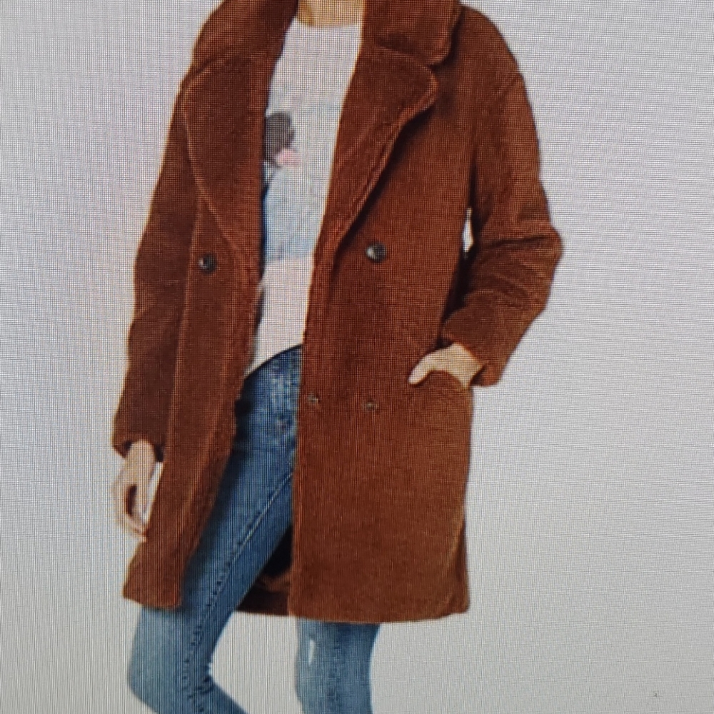 Lucky Brand women's Teddy coat in color cognac.  Still Sealed In Shipping Box.